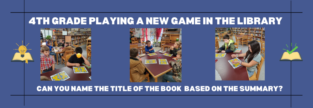 4th grade played a new game in the library today. Can you name the title of the book based on the summary?