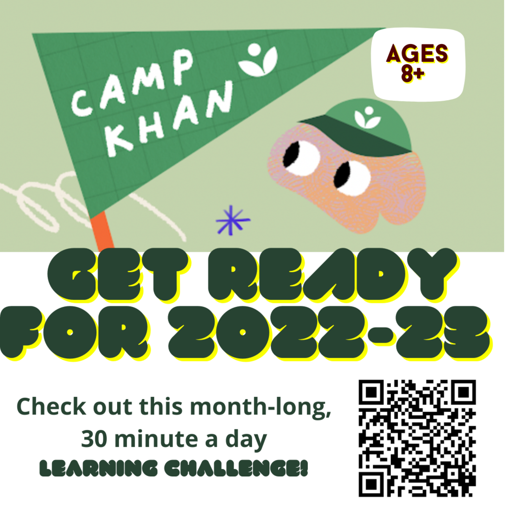 Get Ready for Khan Academy Summer Learning Challenge (Ages 8+)