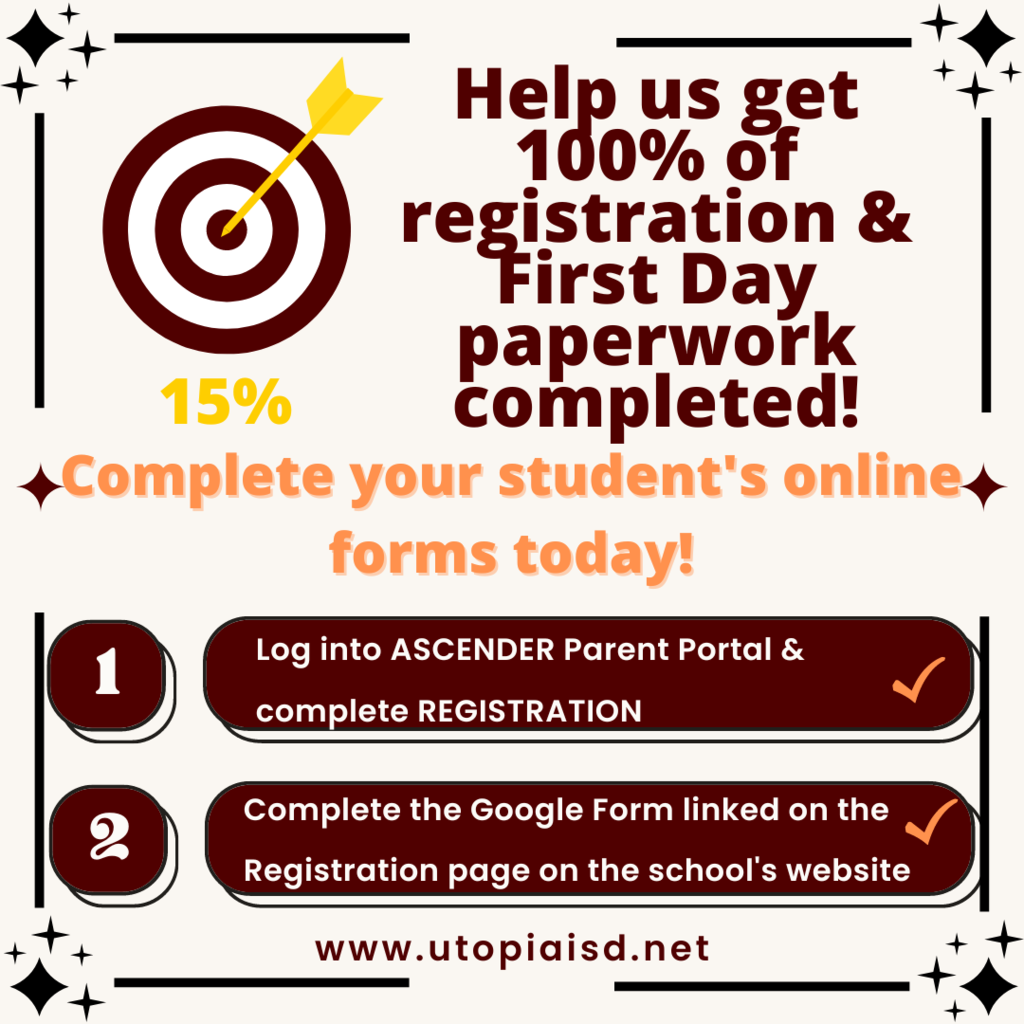 Complete your student's online forms today!