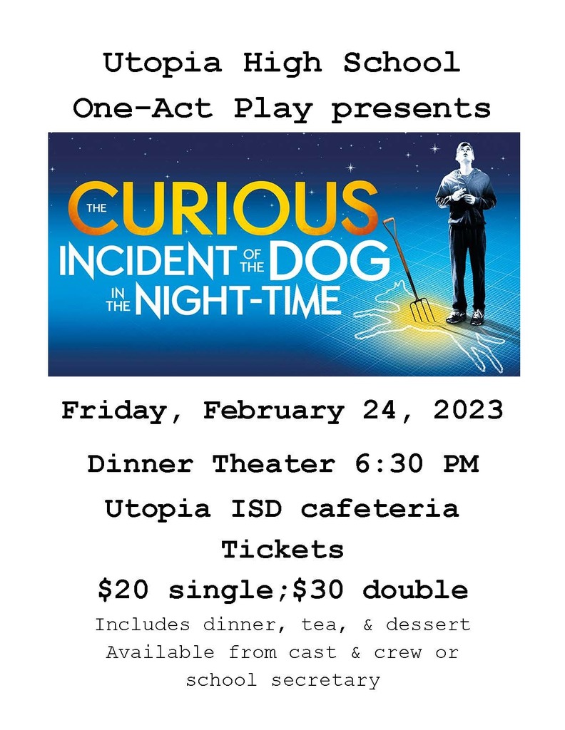 Dinner Theater 2/24 @ 6:30
